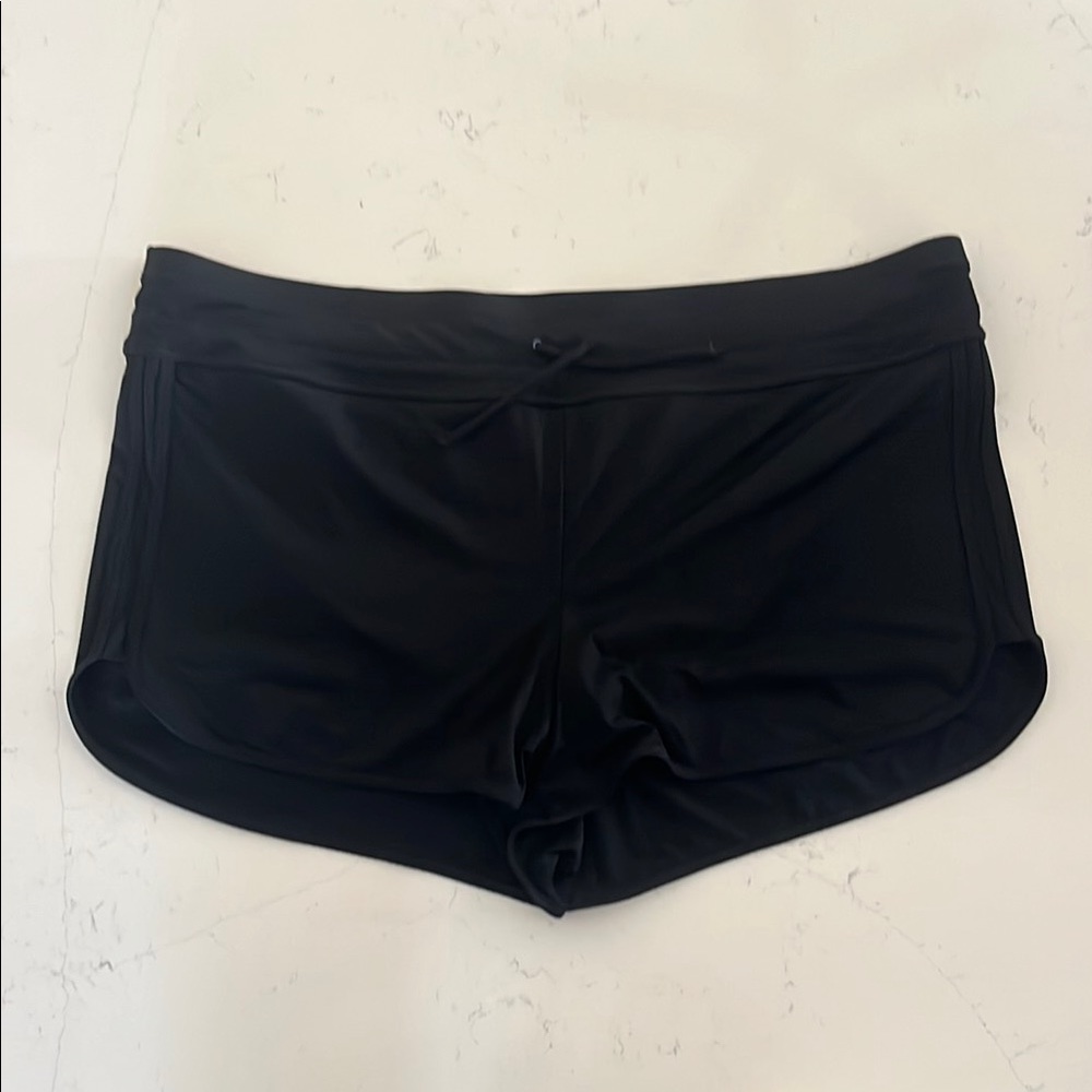 Athleta Black Performance Swim Shorts